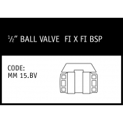 Marley Philmac Ball Valve ½" FI x FI BSP - MM 15.BV